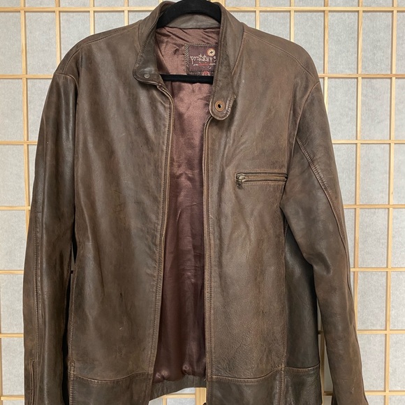 Prototype Brown Leather Jacket. Made in Argentina - Picture 3 of 3